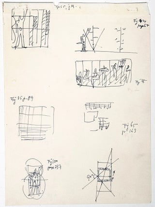 Le Modulor: Annotated Typescript Signed with Drawings