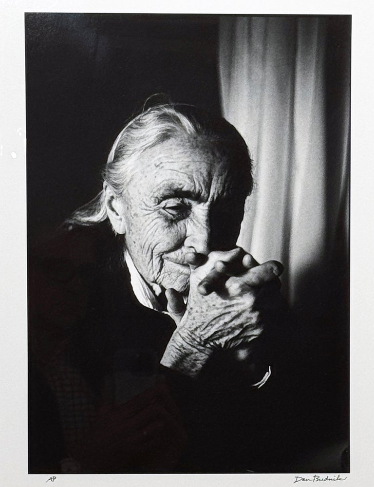 Photograph: Georgia O&rsquo;Keeffe After Supper, Ghost Ranch, 1975. GEORGIA O&rsquo;KEEFFE, DAN BUDNIK.