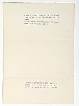 Alfred Stieglitz Presents One Hundred Pictures: Oils, Water-Colors, Pastels, Drawings, by Georgia O’Keeffe, American
