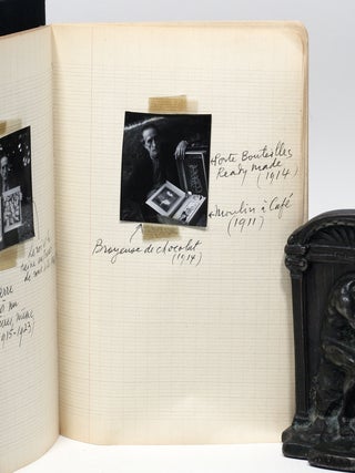 A Portable Retrospective in Photographs: Autograph-Indexed Notebook of Duchamp's Work (c. 1950)