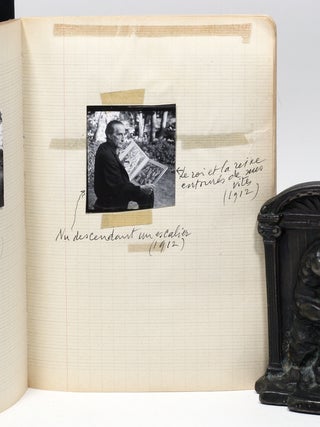 A Portable Retrospective in Photographs: Autograph-Indexed Notebook of Duchamp's Work (c. 1950)