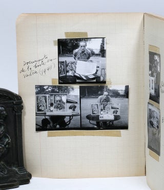 A Portable Retrospective in Photographs: Autograph-Indexed Notebook of Duchamp's Work (c. 1950)