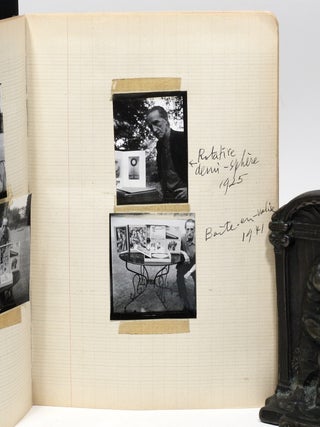 A Portable Retrospective in Photographs: Autograph-Indexed Notebook of Duchamp's Work (c. 1950)