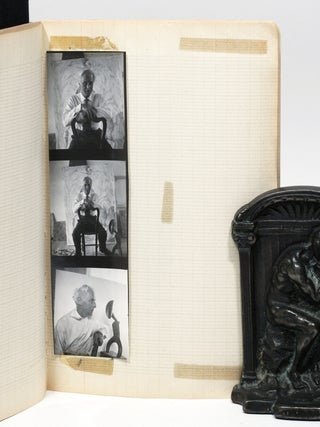 A Portable Retrospective in Photographs: Autograph-Indexed Notebook of Duchamp's Work (c. 1950)