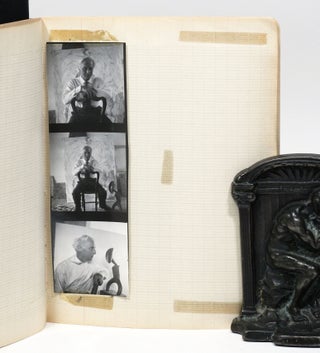 A Portable Retrospective in Photographs: Autograph-Indexed Notebook of Duchamp's Work (c. 1950)