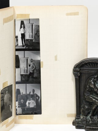 A Portable Retrospective in Photographs: Autograph-Indexed Notebook of Duchamp's Work (c. 1950)