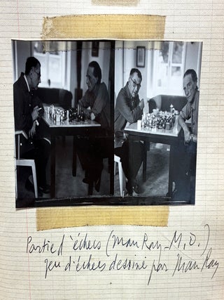 A Portable Retrospective in Photographs: Autograph-Indexed Notebook of Duchamp's Work (c. 1950)