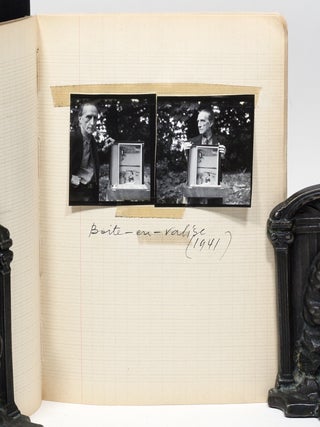 A Portable Retrospective in Photographs: Autograph-Indexed Notebook of Duchamp's Work (c. 1950)