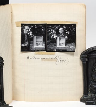 A Portable Retrospective in Photographs: Autograph-Indexed Notebook of Duchamp's Work (c. 1950)
