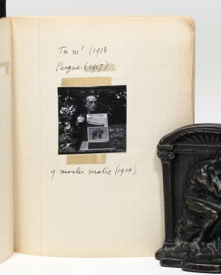 A Portable Retrospective in Photographs: Autograph-Indexed Notebook of Duchamp's Work (c. 1950)