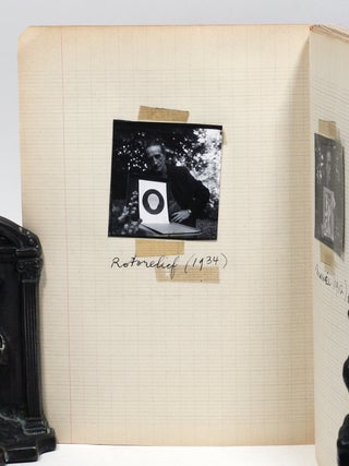 A Portable Retrospective in Photographs: Autograph-Indexed Notebook of Duchamp's Work (c. 1950)