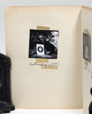 A Portable Retrospective in Photographs: Autograph-Indexed Notebook of Duchamp's Work (c. 1950)