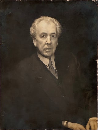 Item #3049 Photograph of Frank Lloyd Wright. FRANK LLOYD WRIGHT, EDWARD STEICHEN, GARETH JONES