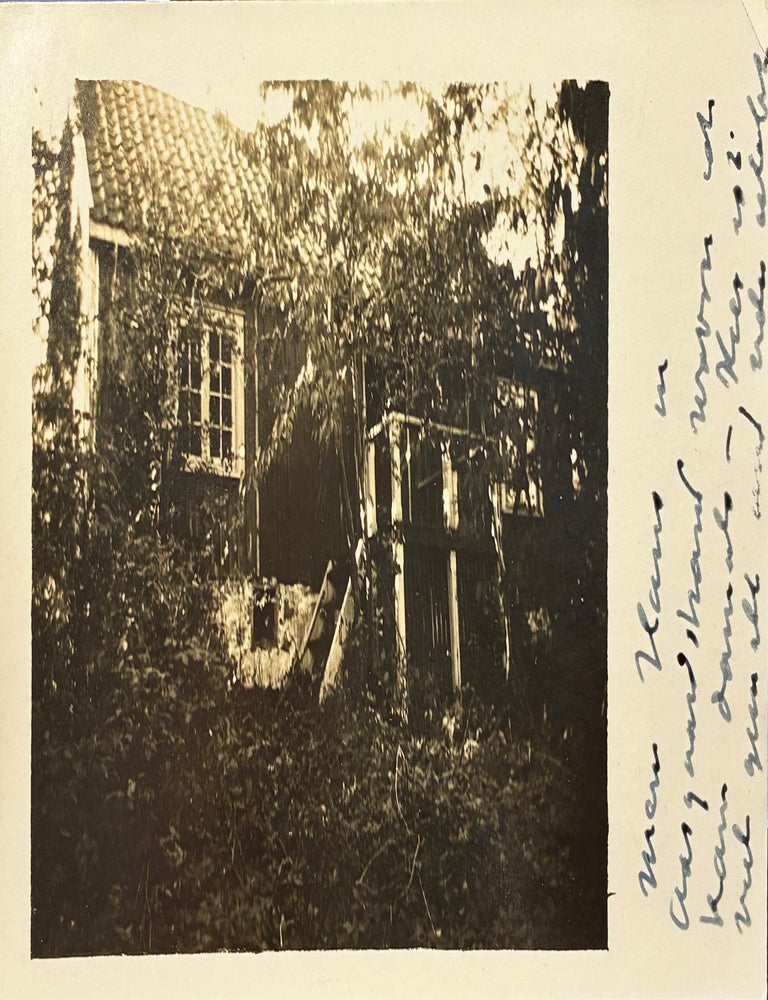Autograph-Inscribed Photograph of the Artist&rsquo;s House at &Aring;sg&aring;rdstrand, circa 1925&ndash;1935. EDVARD MUNCH.
