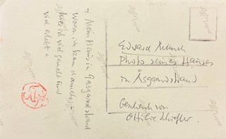 Autograph-Inscribed Photograph of the Artist’s House at Åsgårdstrand, circa 1925–1935.