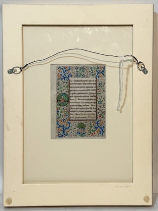 ILLUMINATED MANUSCRIPT LEAF: CIRCLE OF THE MASTER OF CO&Euml;TIVY (COLIN D&rsquo;AMIENS)