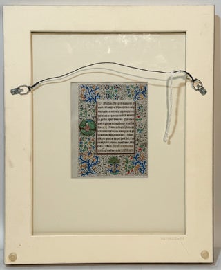 ILLUMINATED MANUSCRIPT LEAF: CIRCLE OF THE MASTER OF COËTIVY (COLIN D’AMIENS)