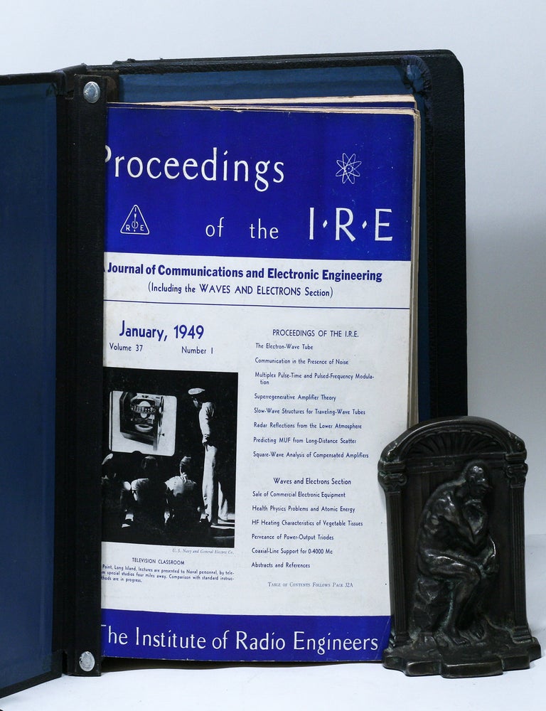 The Institute of Radio Engineers: Communication in the Presence of Noise; et al. COMMUNICATION THEORY, COMPUTER HISTORY.