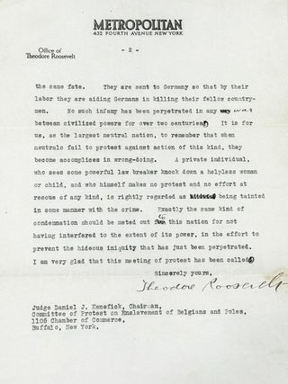 Typed Letter Signed