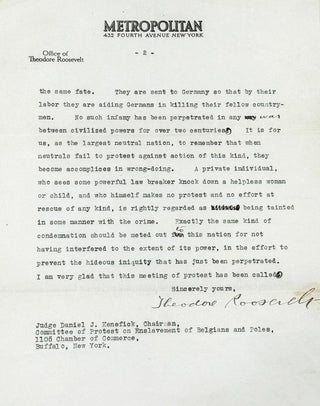 Typed Letter Signed