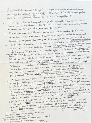 Item #3076 Autograph Letter Signed [ALS] to Andr&eacute; Bosmans. REN&Eacute; MAGRITTE