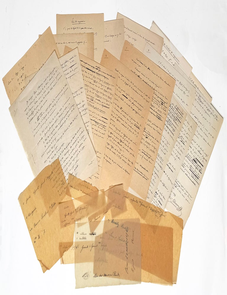 Item #3084 THE DREYFUS AFFAIR &ndash; FORENSIC DOSSIER OF THE BORDEREAU. DREYFUS AFFAIR, ALFRED DREYFUS, &Eacute;TIENNE CHARAVAY.