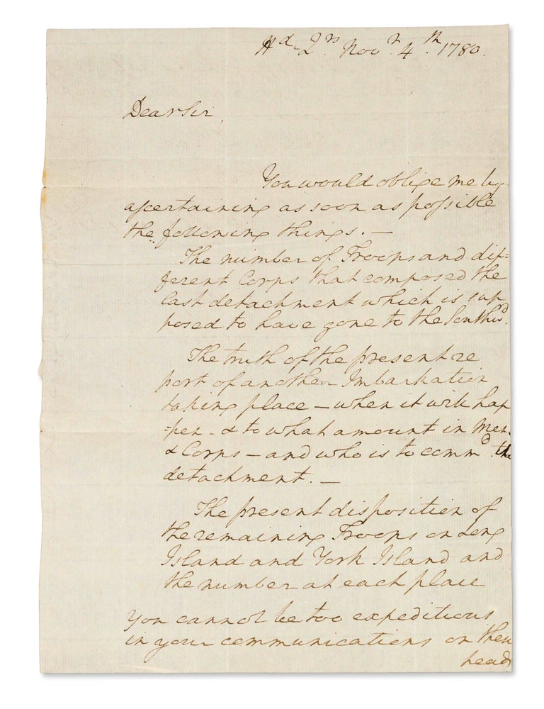 Autograph Letter Signed [ALS. GEORGE WASHINGTON.