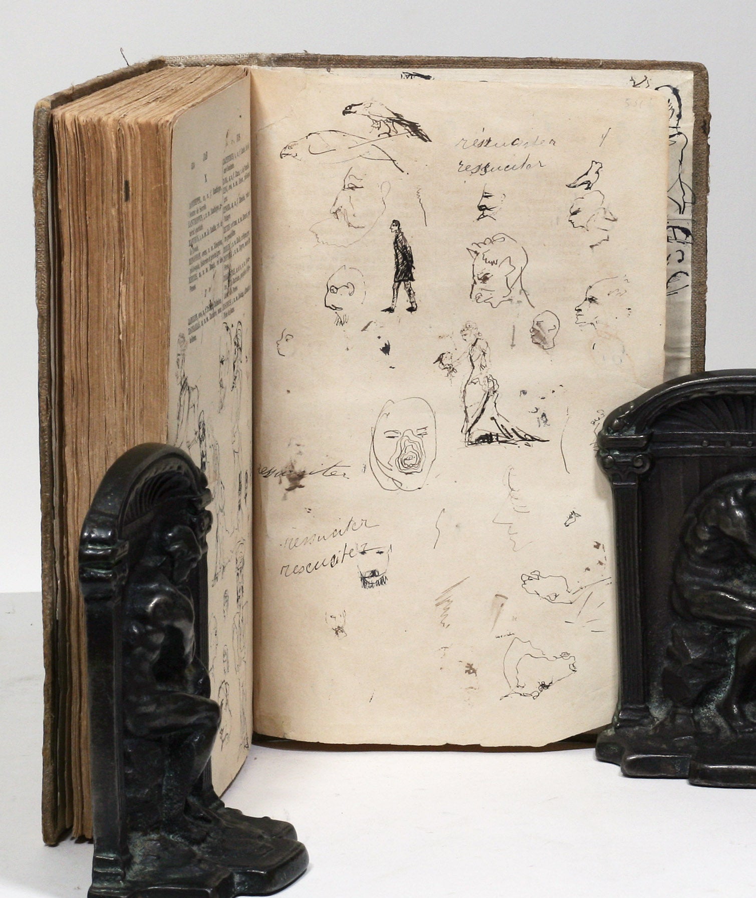 Nouveau Dictionnaire Elementaire. Latin-Francais Drawings | HENRI