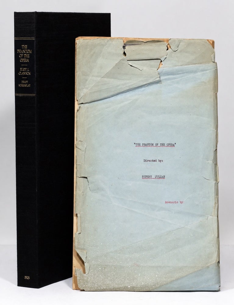 The Phantom of the Opera: Early Working Draft Screenplay, with Contemporary Annotations. SILENT FILM, HORROR, UNIVERSAL PICTURES.