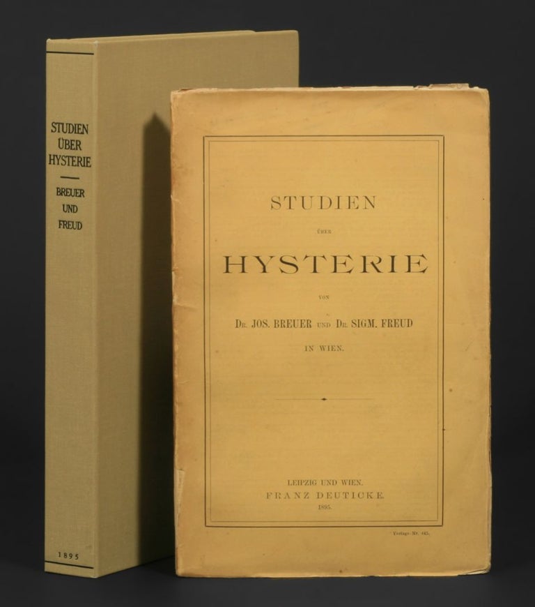 Item #319 Studien über Hysterie (Studies in Hysteria). Sigmund Freud, Joseph Breuer.