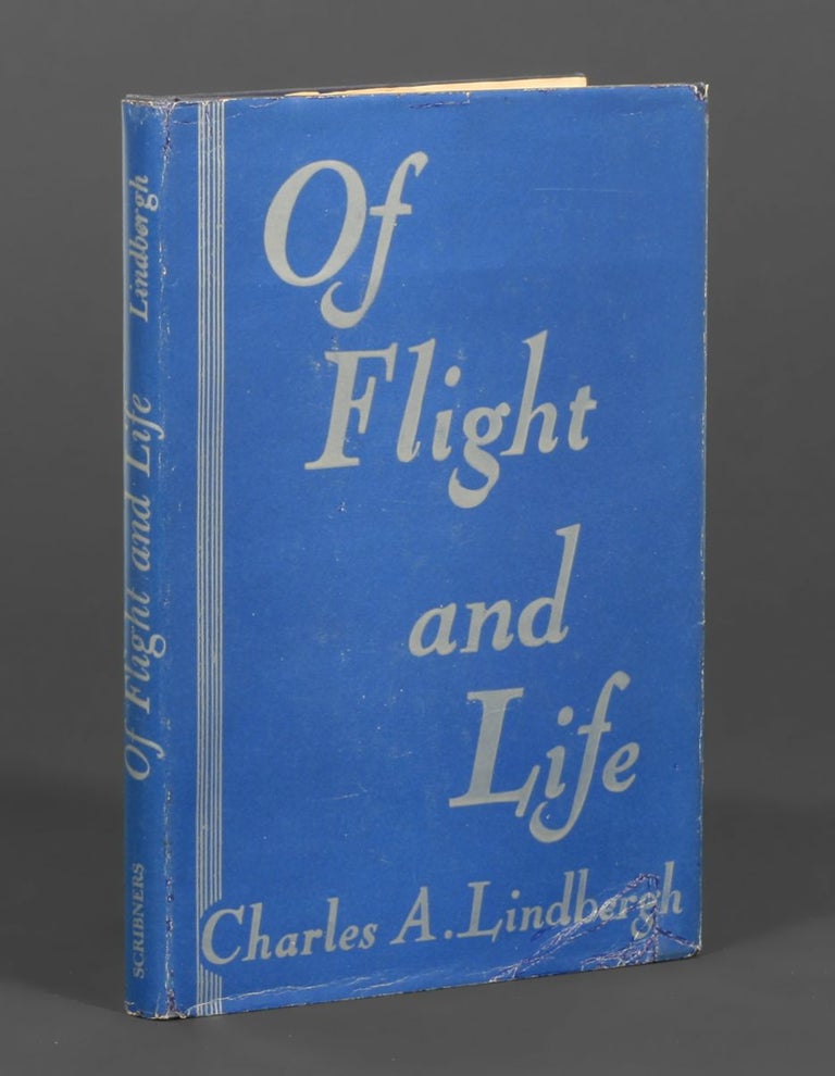 Item #350 Of Flight and Life. Charles Lindbergh.