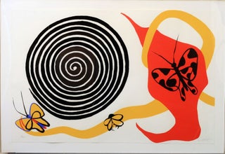 Item #690 Butterflies and Spiral. Alexander Calder