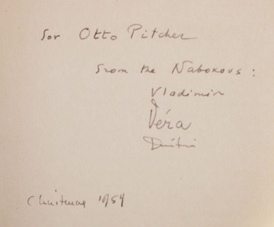 ＊Nab 様 オーダーページ＊ SIGNED PRESENTATION COPY OF BEND SINISTER by Vladimir Nabokov