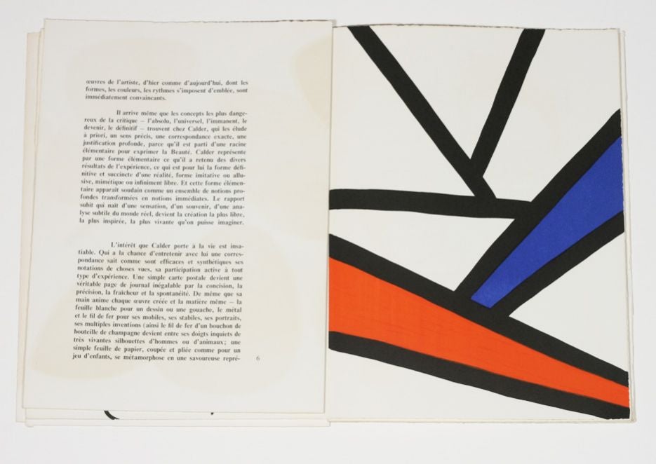Fleches: Derriere le Miroir Special Number 173 | Alexander Calder